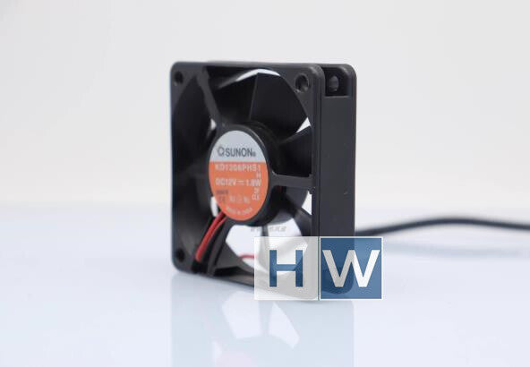 1PC SUNON KD1206PHS1 12V 1.8W 6CM Chassis Router Cooling Fan