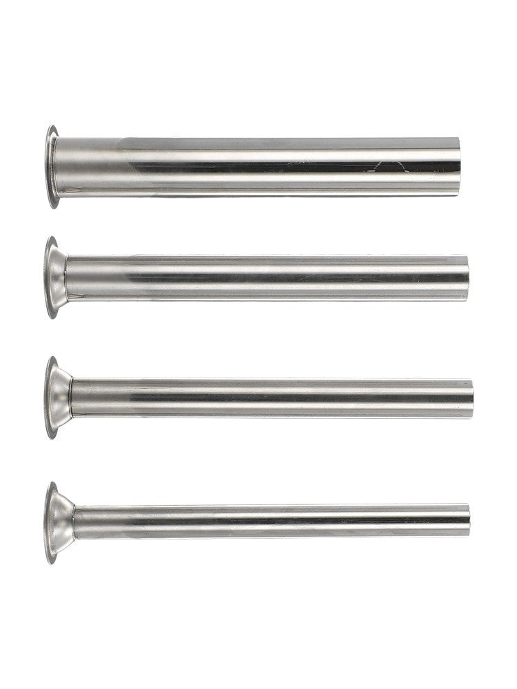 4Pcs Stuffing Tubes Filling Tubes Funnels Nozzles Silver 165mm/6.5inch