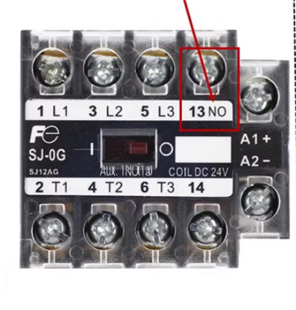 1/piece  Fuji AC contactor 13NO SJ-0G SJ-OG SJ12AG DC24V 1a normally open