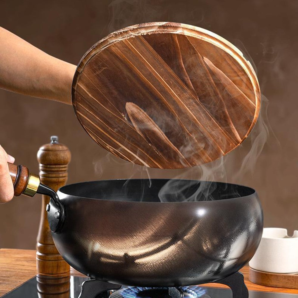 Robust Iron Pot Hand Forged Big Belly Design for All Your Cooking Needs