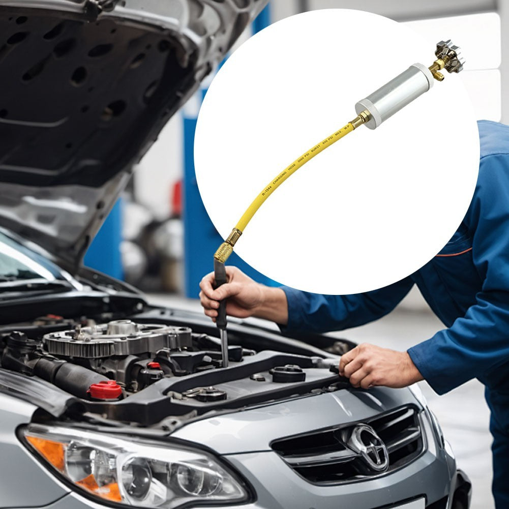 High Pressure Compatible Hand Pump for Oil Injection in Vehicle AC Systems