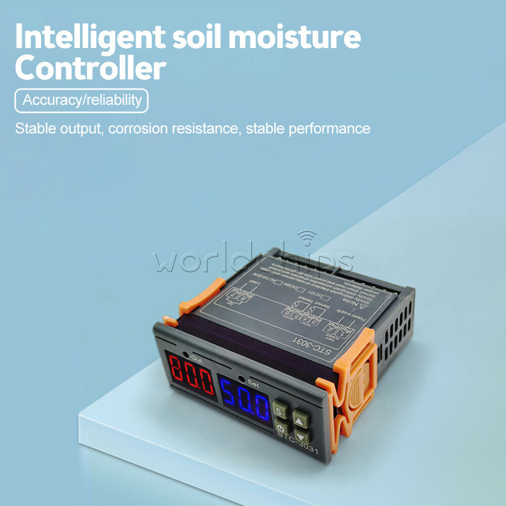 STC-3031 AC 110-220V DC 12V 24V Digital Temperature Humidity Sensor Controller