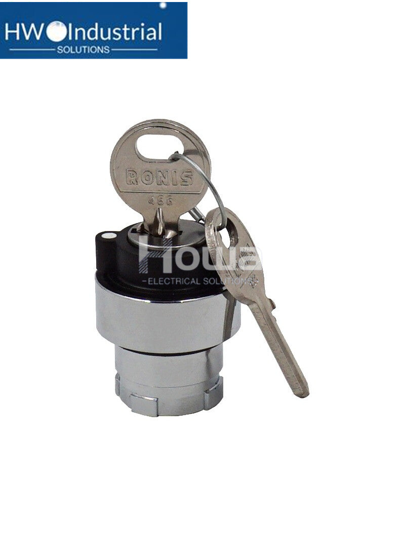 2pcs Key 2-gear Self-locking Operating Button Switch Head ZB2BG4C ZB2-BG4C
