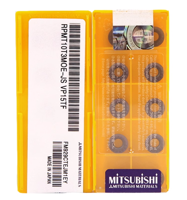 MITSUBISHI RPMT1204MOE-JS VP15TF Carbide Inserts CNC