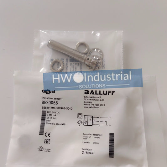 1PC  BALLUFF BES0068 BES M12MI-PSC40B-S04G Inductive Proximity Switch Sensor