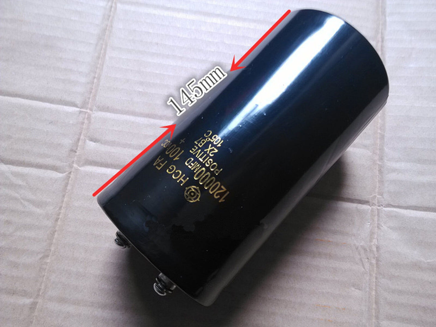 Screw Pin Capacitor 100V 120000uF replace 80V 100000uF Electric Vehicle