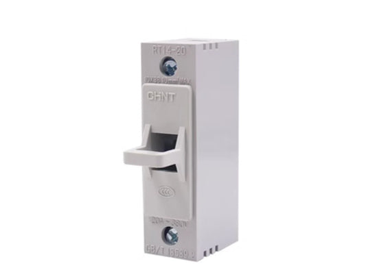 1 PCS CHINT base with fuse RT14-20 20A