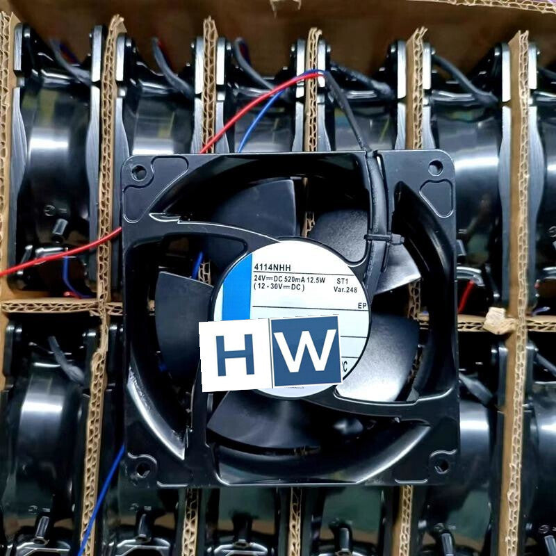 1PC for 2-wire 4114NHH 12.5W 24V 250MA 12CM 12038 Frame Inverter Axial Fan