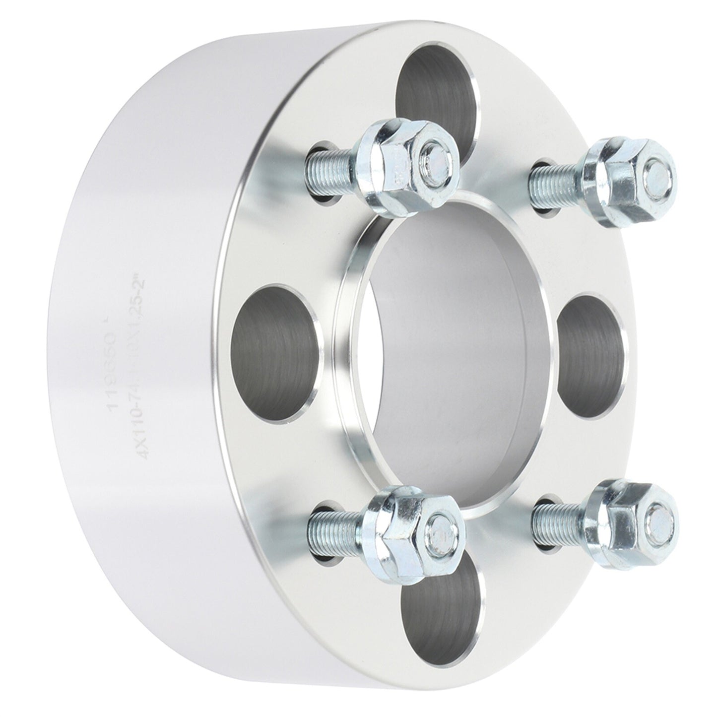 2 Pcs 2" ATV Hub Centric Wheel Spacers 4/110 For Honda Yamaha w/ 10x1.25 Studs