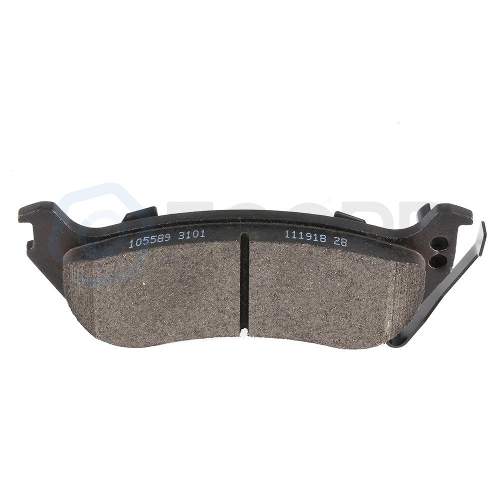 Rear Drilled Brake Rotors + Ceramic Brake Pads For Ford Explorer Mountaineer