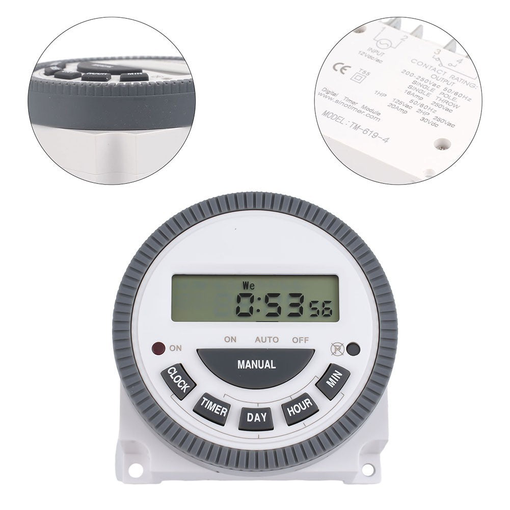 7 Day Programmable Timer Switch TM619 Control Your Appliances with Ease