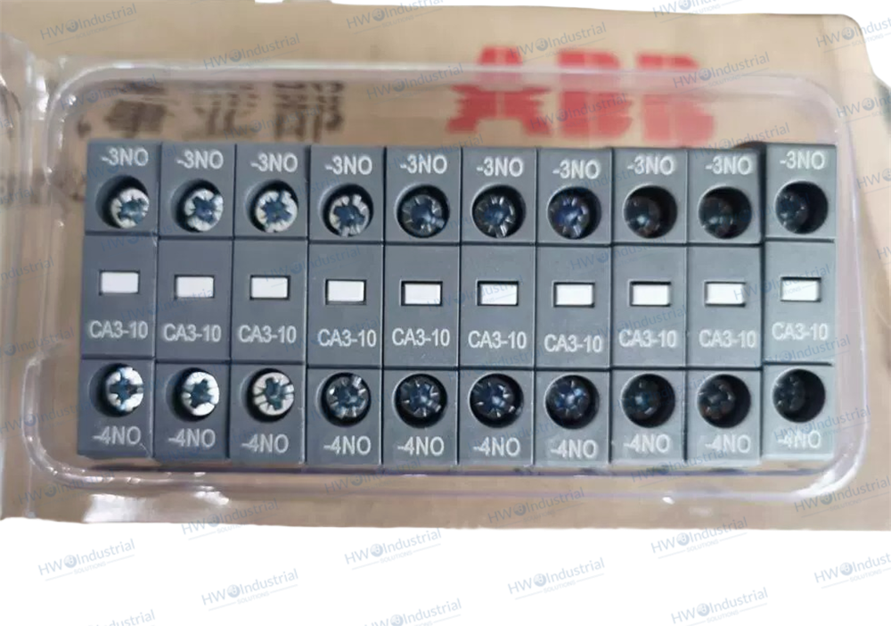 10/Pieces CA3-10 1NO ABB Contactor Accessory Normally Open Auxiliary Contact