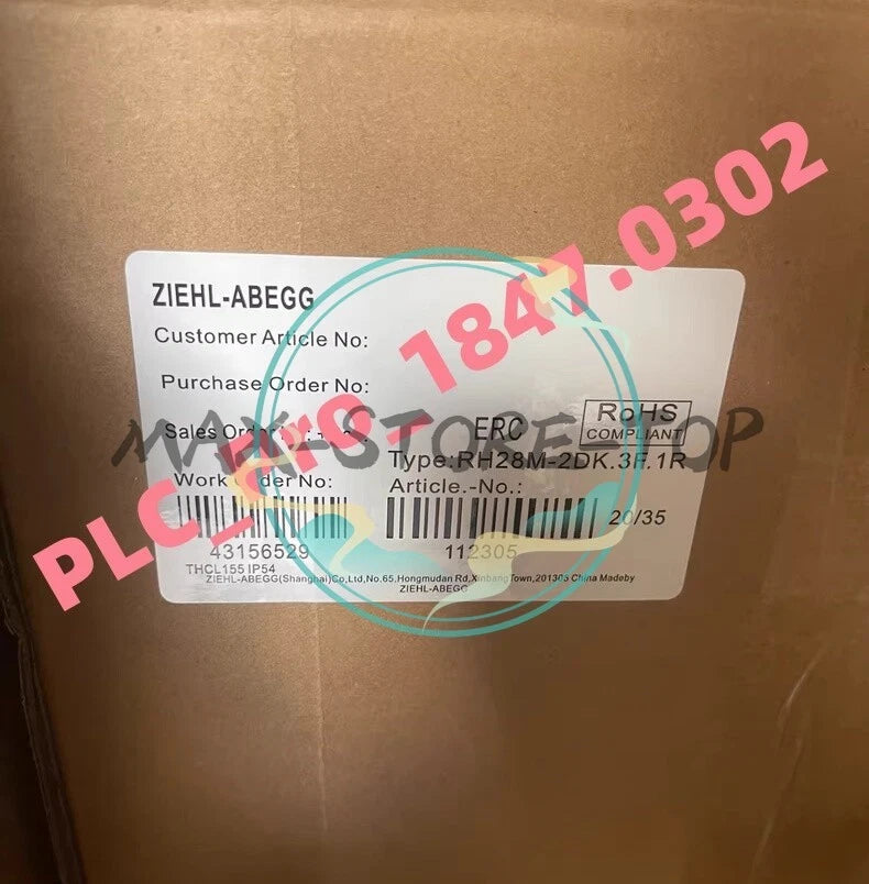 1PCS   ZIEHL-ABEGG RH28M-2DK.3F.1R Centrifugal Fan Fast delivery