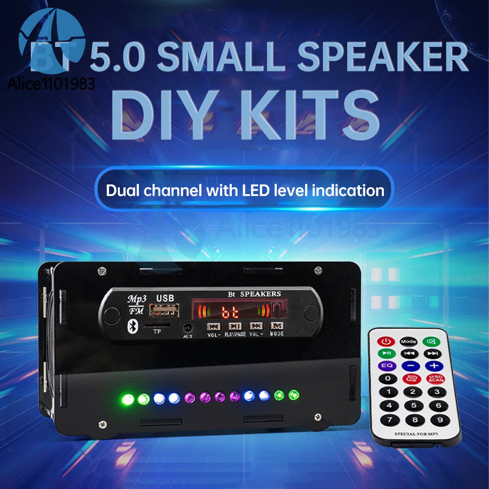 DIY Bluetooth Speaker Kit FM Radio DIY Electronic Kit Soldering Practice Project