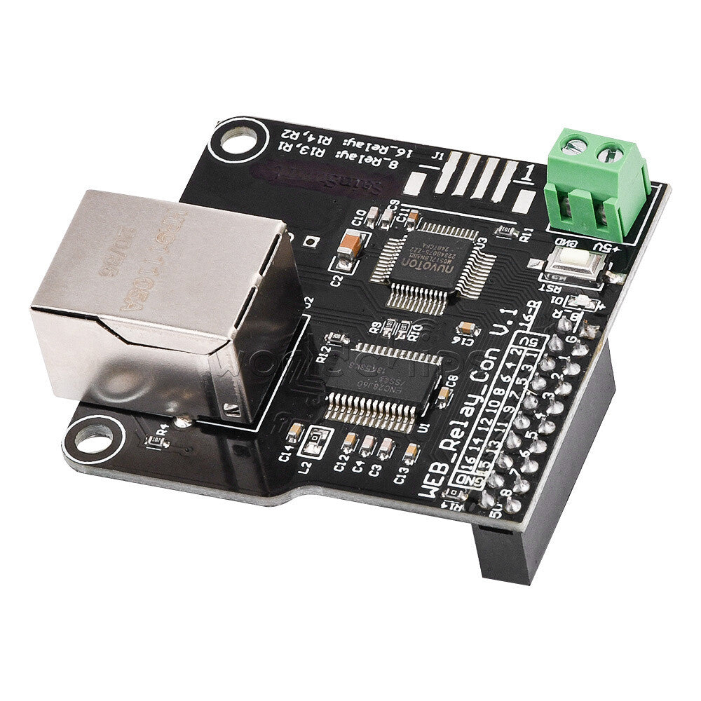 Ethernet WAN Control LAN Web Server 16Channel Relay Ethernet RJ45 Network Module