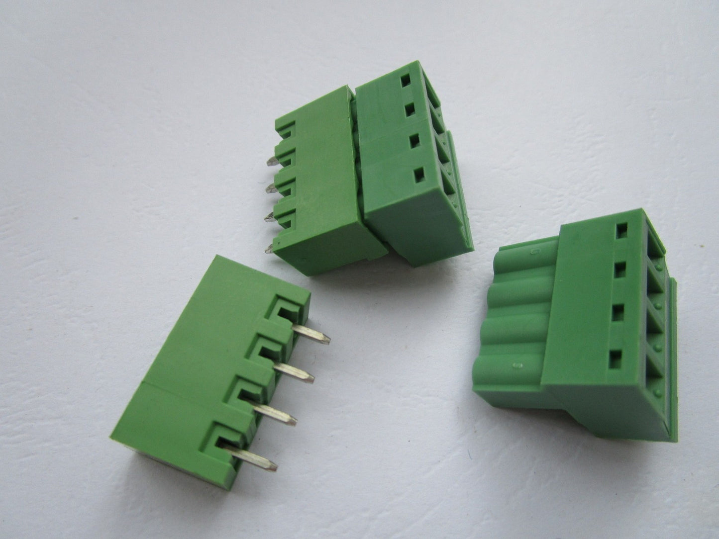 30 pcs Close Straight 4pin 5.08mm Screw Terminal Block Connector Pluggbale Type