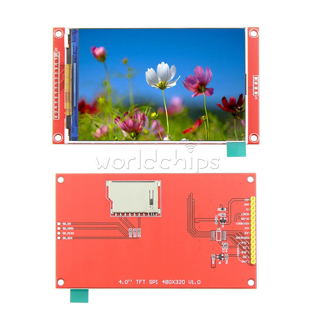 3.5" 4.0" Inch TFT LCD Screen Display Board Module SPI Interface 480x320 SD