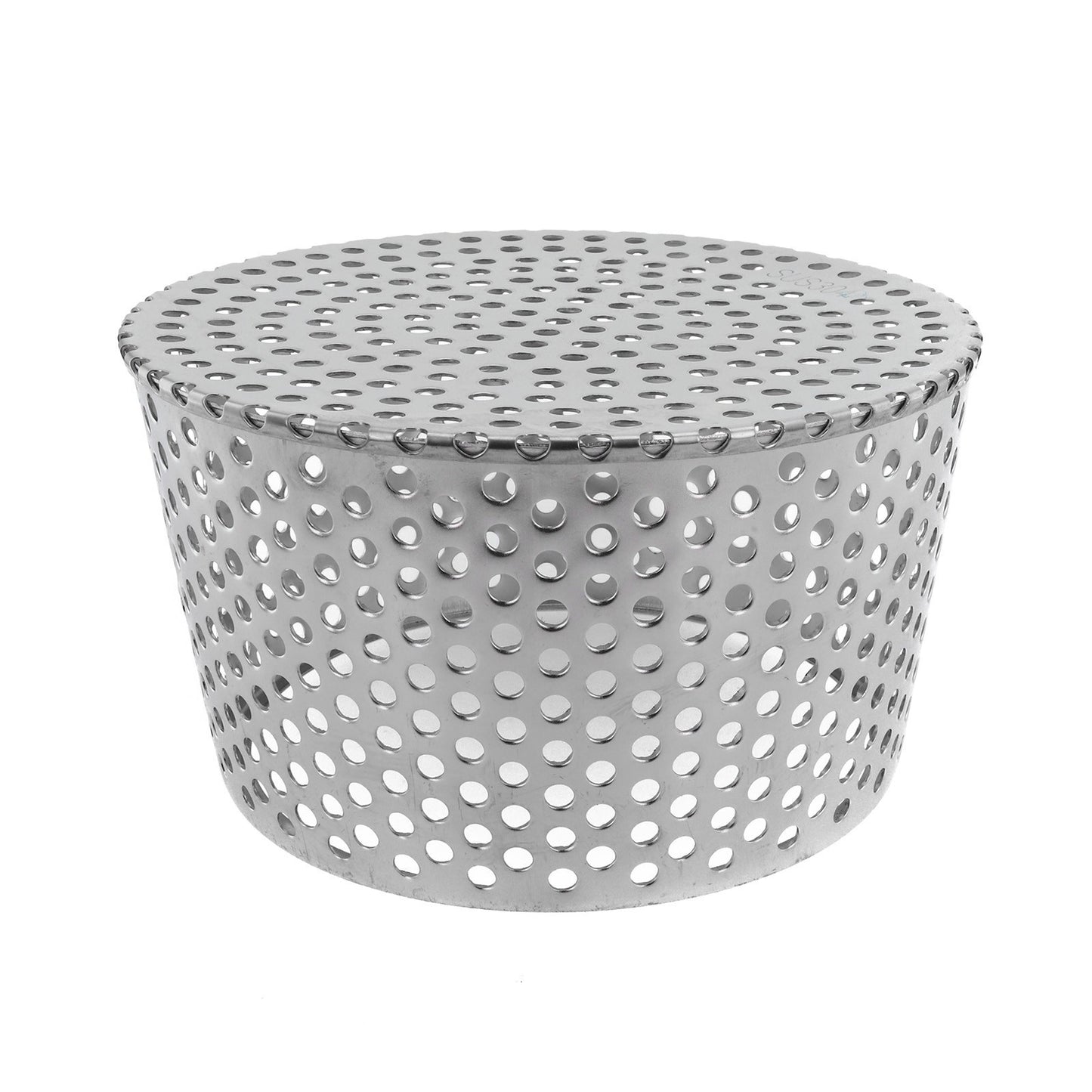 304 Stainless Steel Roof Drain Outlet Leaf Collector with Mesh Debris Filter