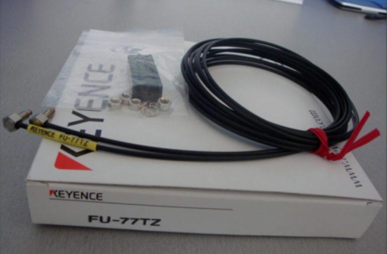 FU-77TZ FU77TZ Keyence Transmissive Fiber Optic Sensor Unit, 2M Cable, M4