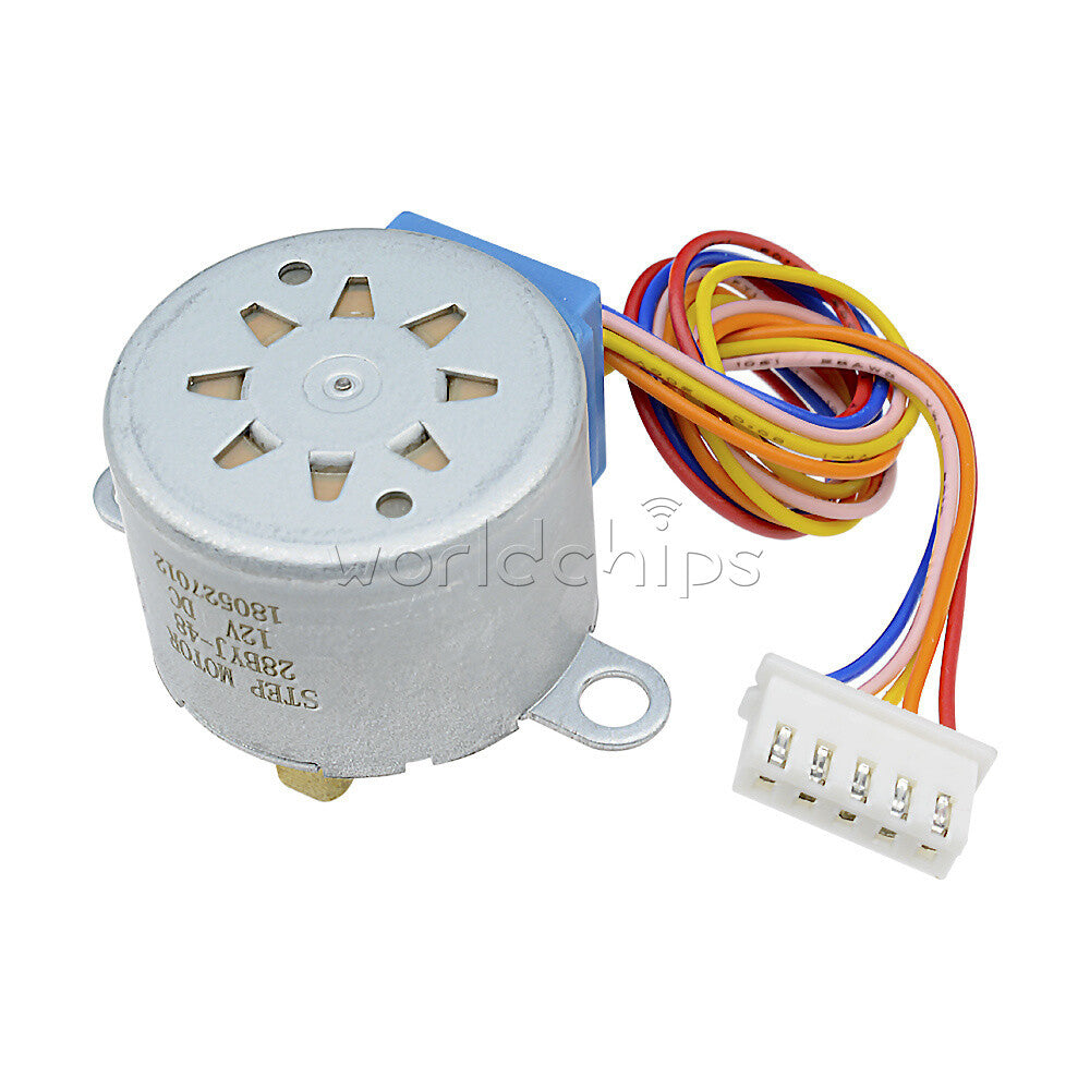 10PCS 28BYJ-48 Valve Gear Stepper Motor DC5V 4-Phase Step Motor module Arduino