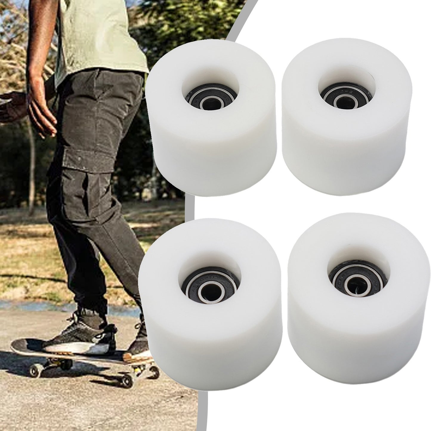 Skateboard Wheel Roller Skating 4 Pcs/Set 60x45mm 78A For Street Cruising