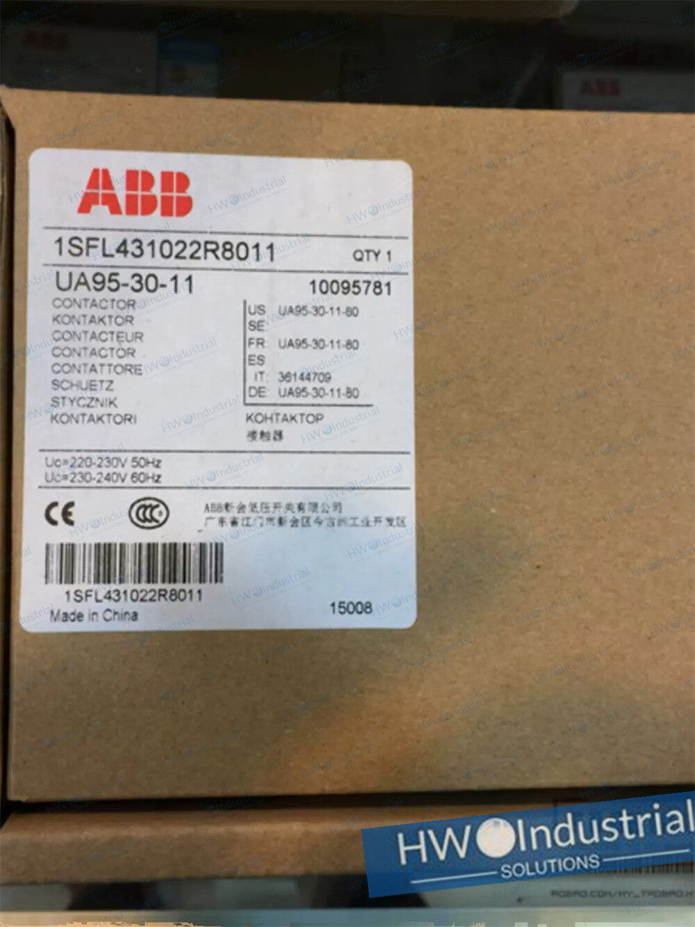 1/Piece UA95-30-11 220-230V  ABB Switching Capacitor Contactor