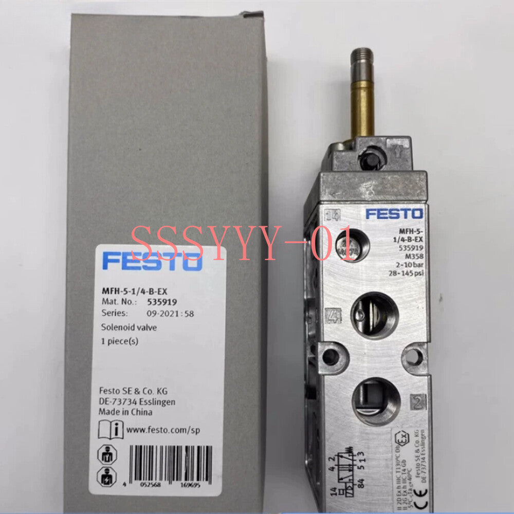 1PCS  FESTO MFH-5-1/4-B-EX 535919 Solenoid Valve Free Shipping MFH514BEX