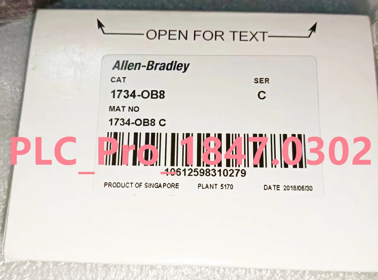 1734OB8  Allen-Bradley 1734-OB8 SER C POINT I/O 8PT Digital Output Module 1PC