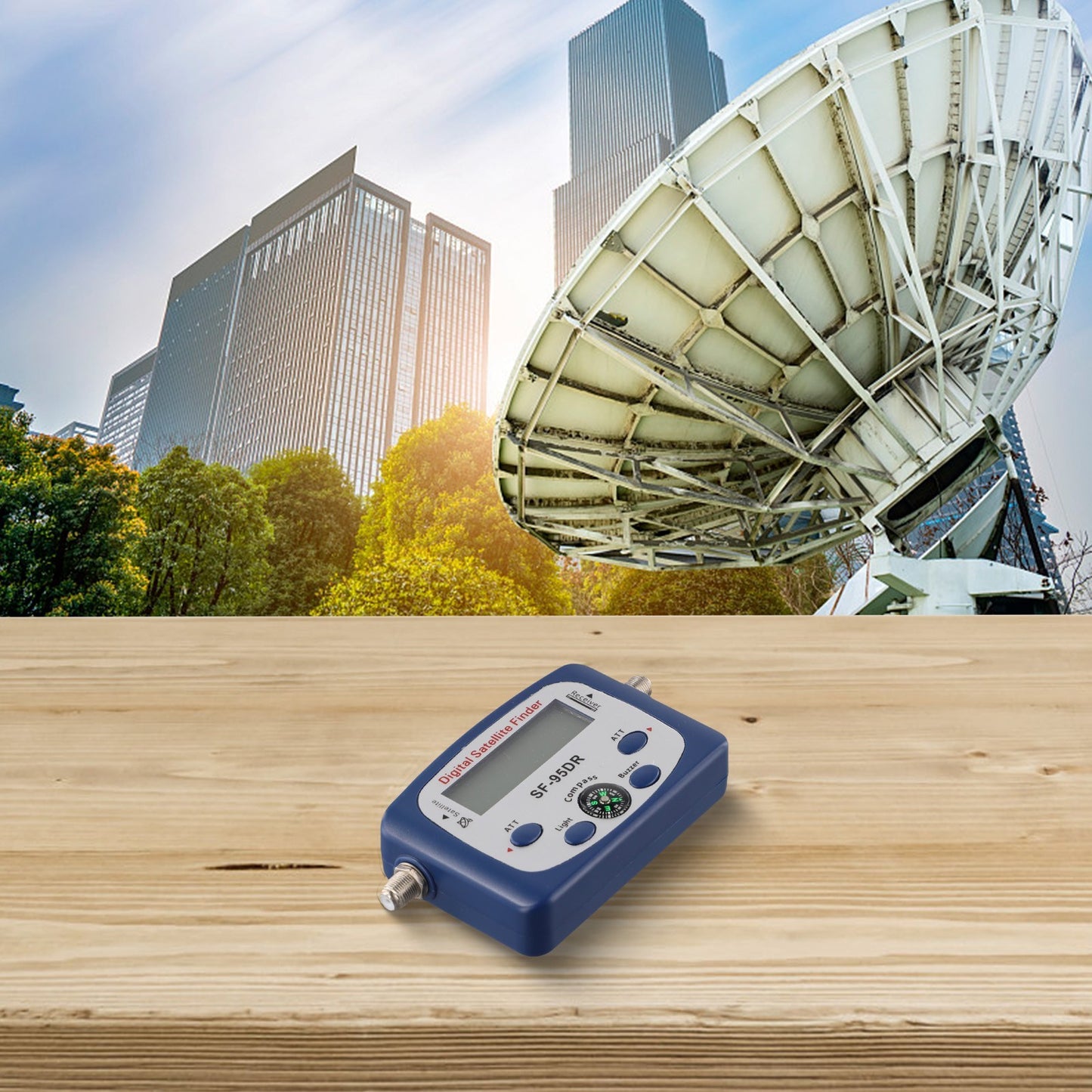 TV Signal Strength Meter with LCD Display for Optimum Signal Detection