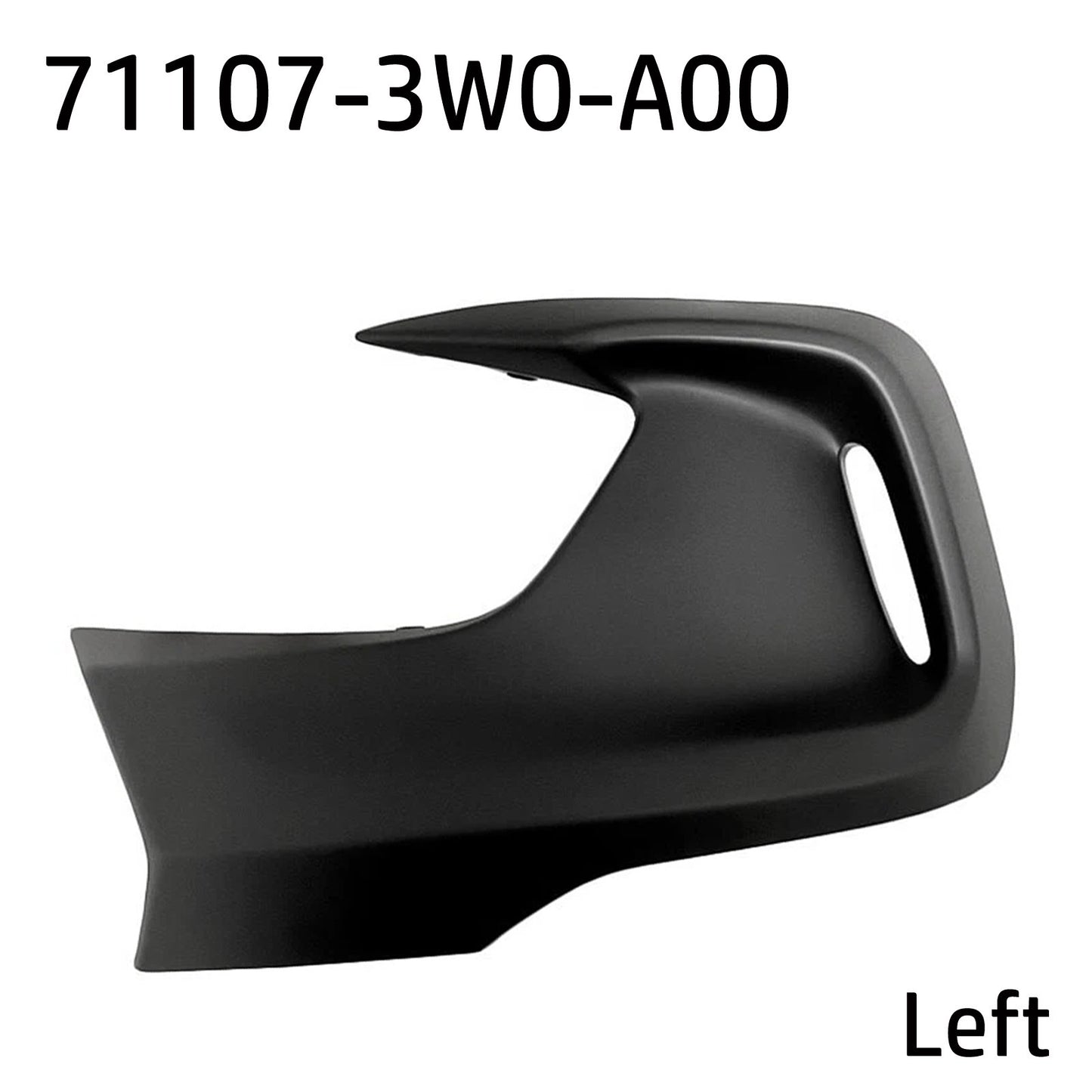Driver Side Insert Front Bumper Insert Automotive Accessory Direct Replacement