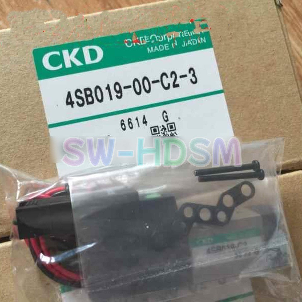 1PCS  for CKD 4SB019-00-C2-3 DC24V Pneumatic Solenoid Valve Freight Free
