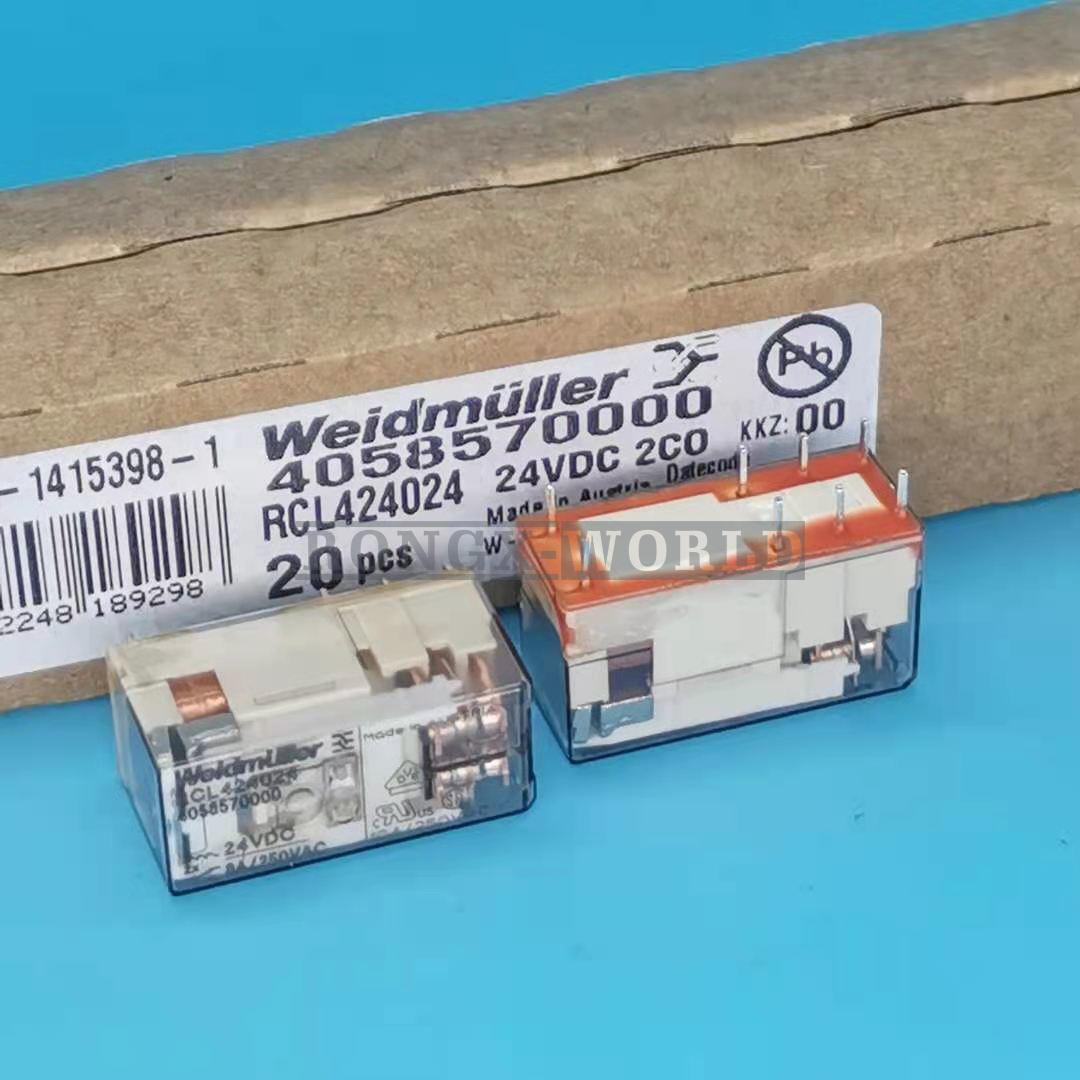20pcs Weidmuller RCL424024 4058570000 24VDC 8A Relay  Fast delivery