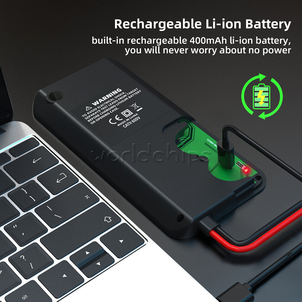 BSIDE ADMS7 Digital Backlight Multimeter DC/AC 600V Voltage Detector 6000Counts