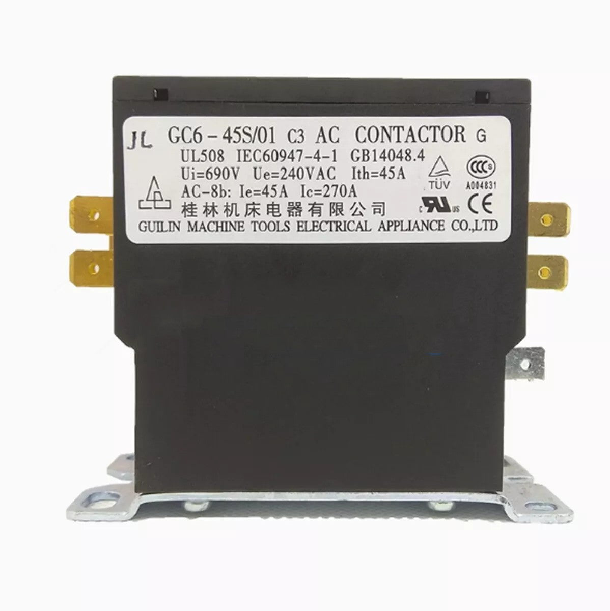 1PC  FOR air conditioning AC contactor GC6-45S/01 C3 220V 1P 1NO