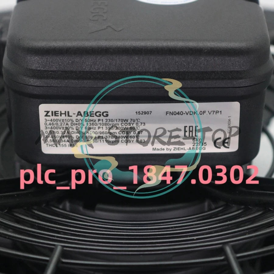 1PCS   ZIEHL-ABEGG FN040-VDK.0F.V7P1 Axial-Flow Fan Fast delivery