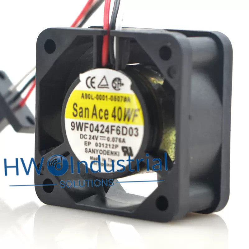 Sanyo A90L-0001-0507#A 9WF0424F6F03 for Fanuc System Fan 24V 0.076A