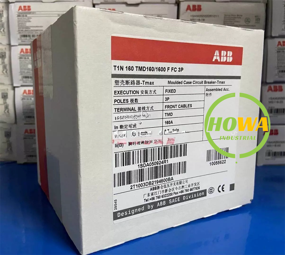 1PC  ABB Tmax 3P 160A Molded Case Circuit Breaker T1N160 TMD160/1600 F FC 3P