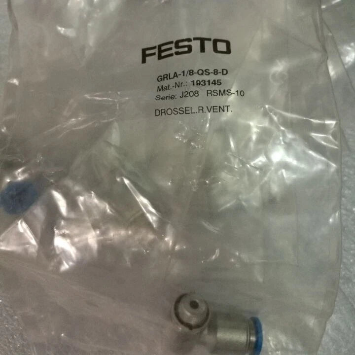 one  FESTO One-way throttle valve GRLA-1/8-QS-8-D Fast Shipping #P