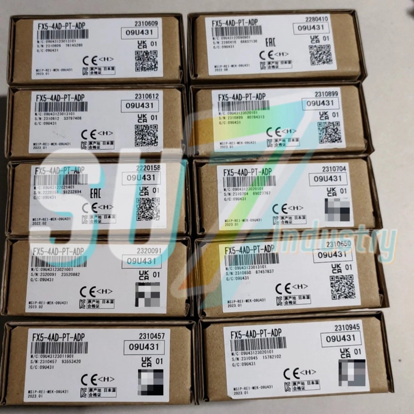 Mitsubishi FX5-4AD-PT-ADP PLC module FX54ADPTADP#1pcs