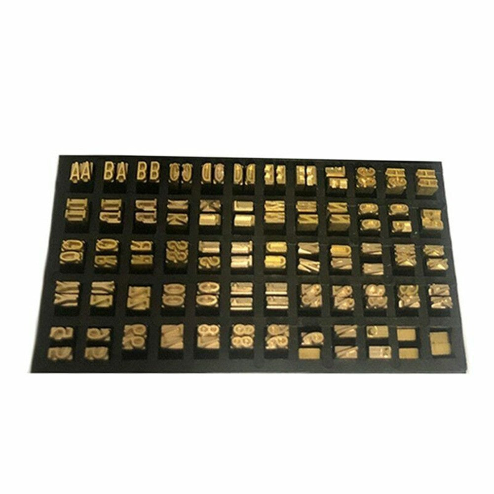 Word Grain Coding Machine Electric Ribbon Coding Machine Letter 120 Pcs/set
