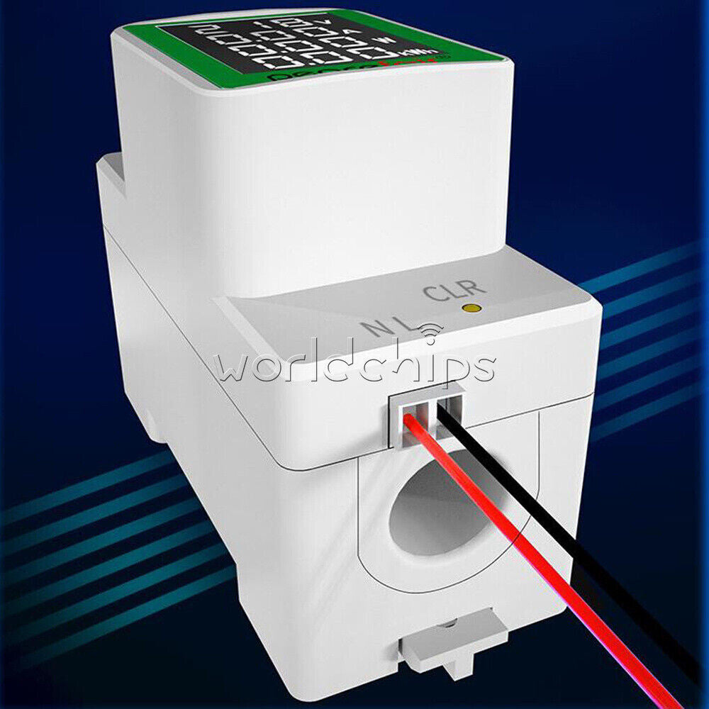 AC 50V-300V 100A Digital Power Energy Voltmeter Ammeter Watt Kwh Power Meter
