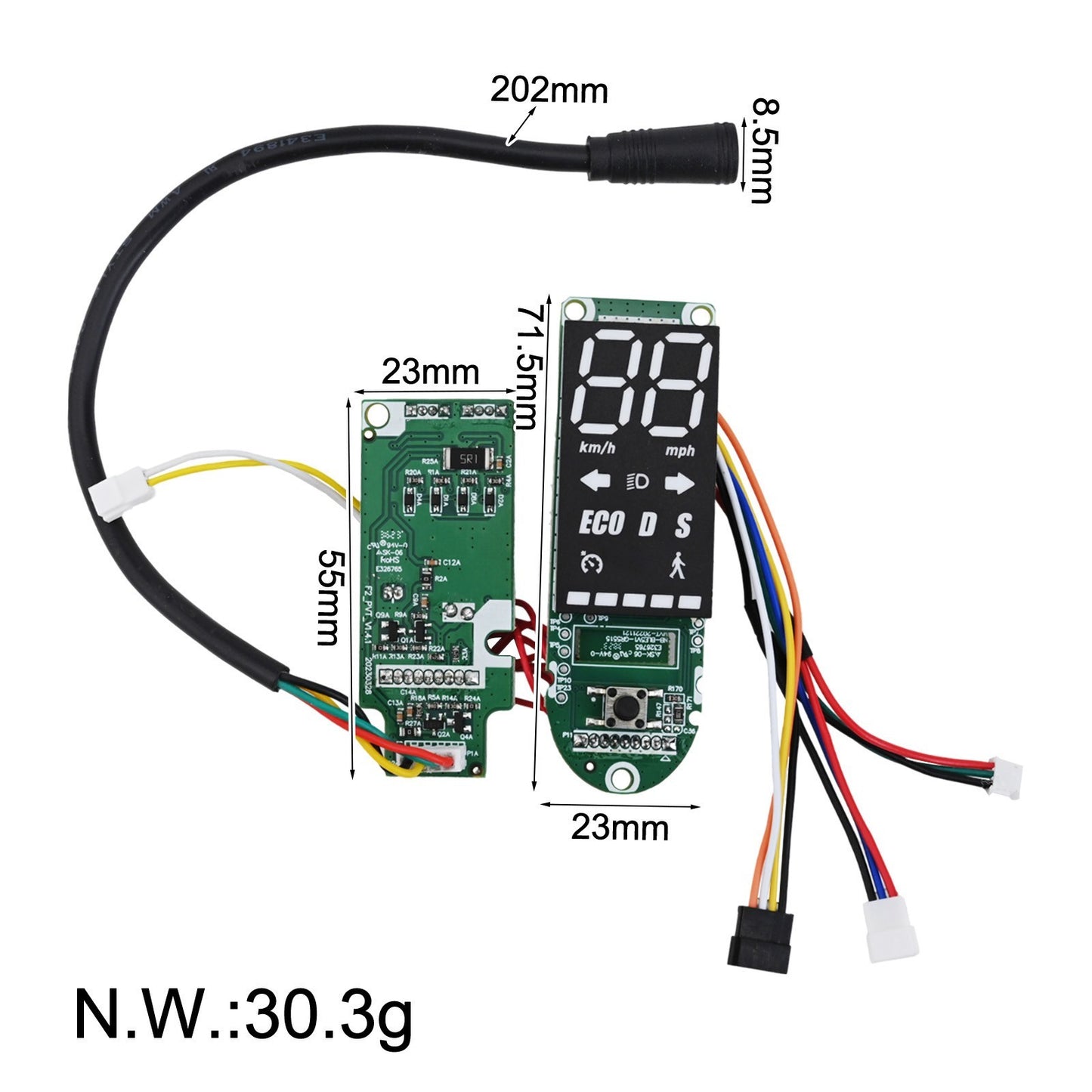 Upgrade Your Scooter with this Aluminum Dashboard for Ninebot F2 F2plus F2pro