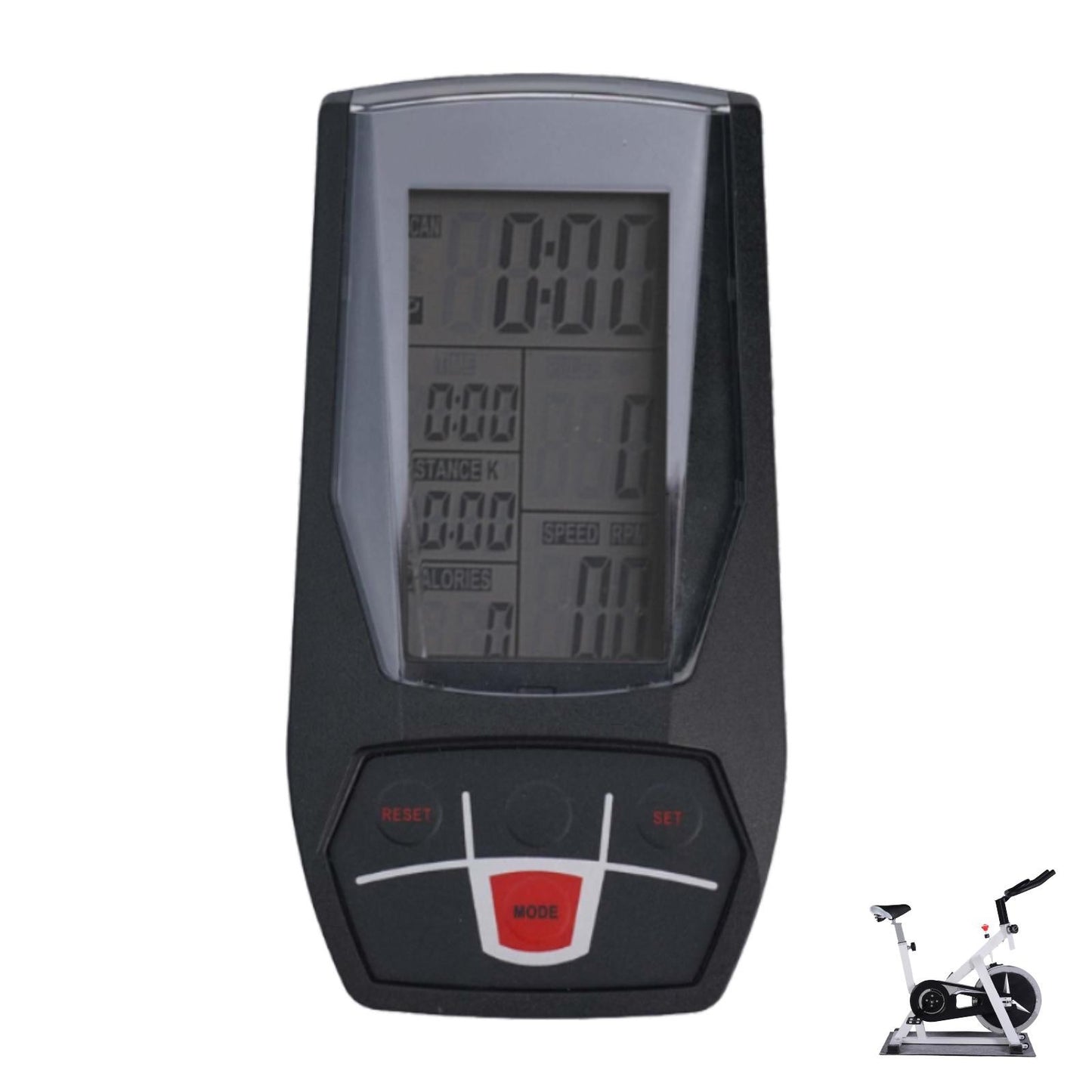 State of the art Exercise Bike Monitor for Speed Time Distance Heart Rate