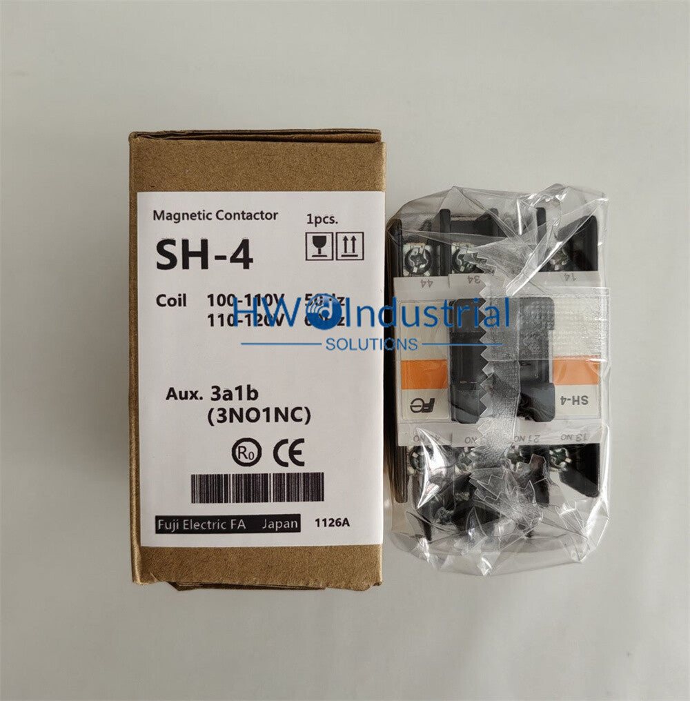 FUJI Electric Contactor SH-4 Magnetic Contactor 110V 3NO 1NC