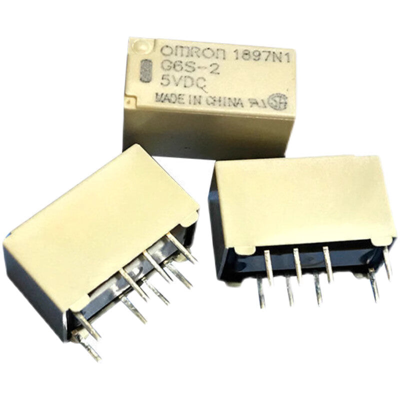 10Pcs  Relay G6S-2-5VDC Two Group Conversion 8-pin
