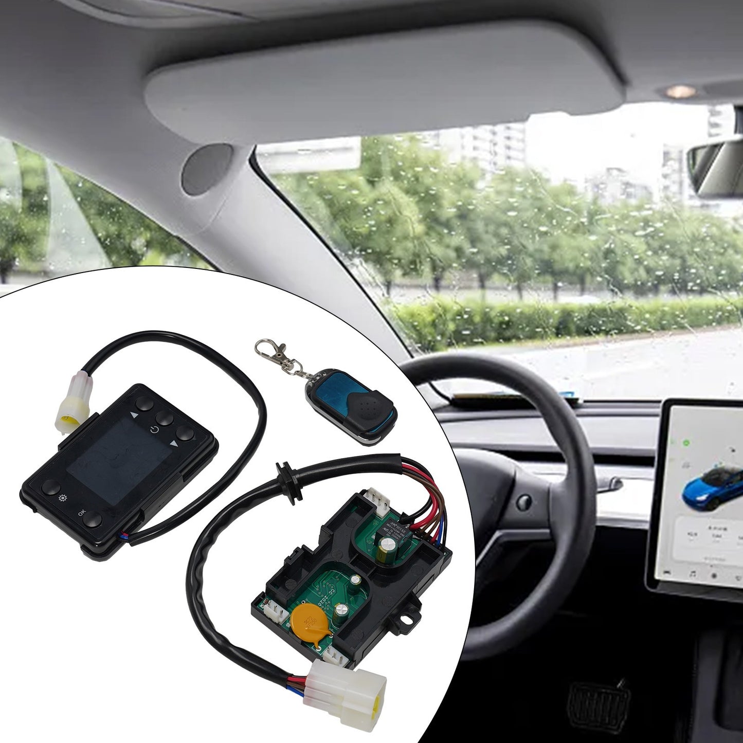 Air Diesel Heater Parking Remote Controller LCD Monitor Switch MotherBoard 12V