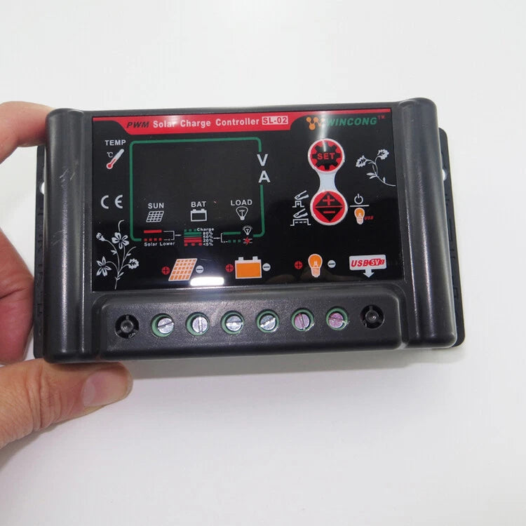 1PCS SL02B-10A 20A 30A Wincong 10A12V24V solar charge and discharge control