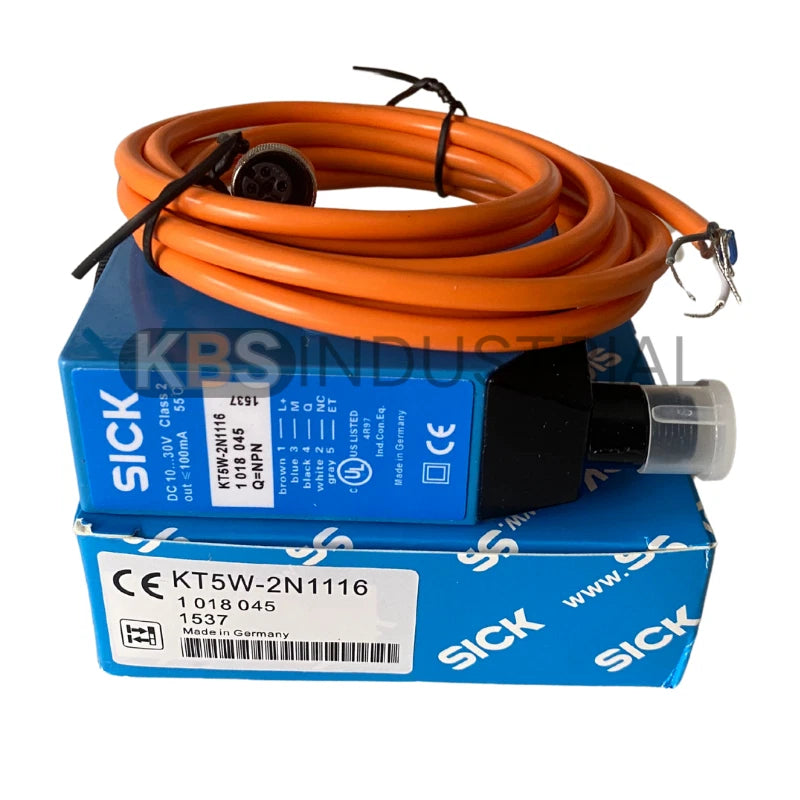 1PC  SICK KT5W-2N1116 Color Sensor KT5W-2N1116 NPN Contrast Sensor #P