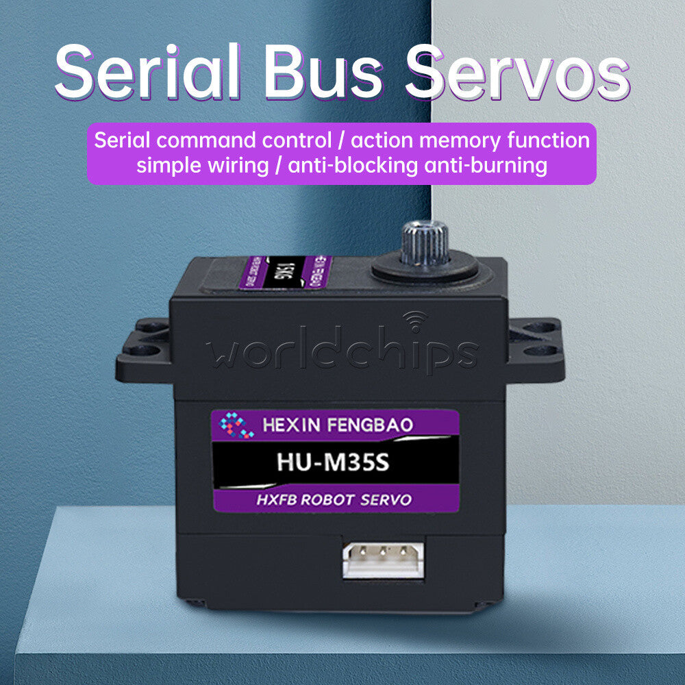 DC5-8.4V Robot DIY Servo 15kg Serial Bus Servo Metal Gear Single/Dual-axis