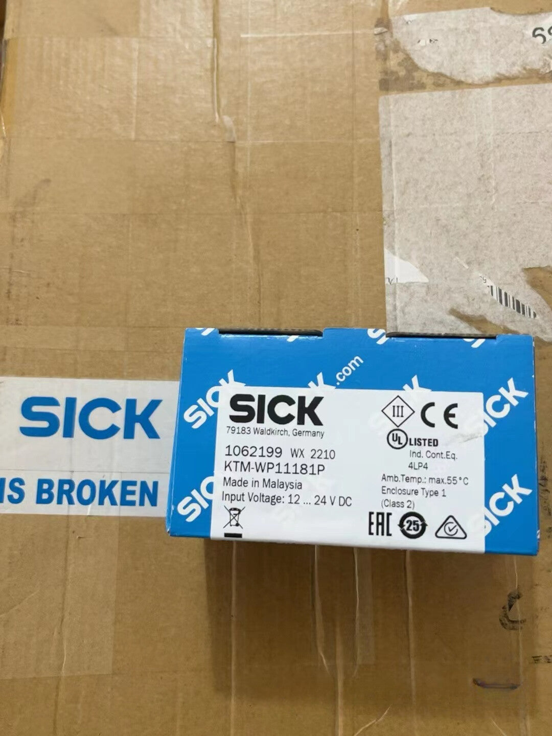 1pcs SICK KTM-WP11181P 1062199 Color Code Sensor
